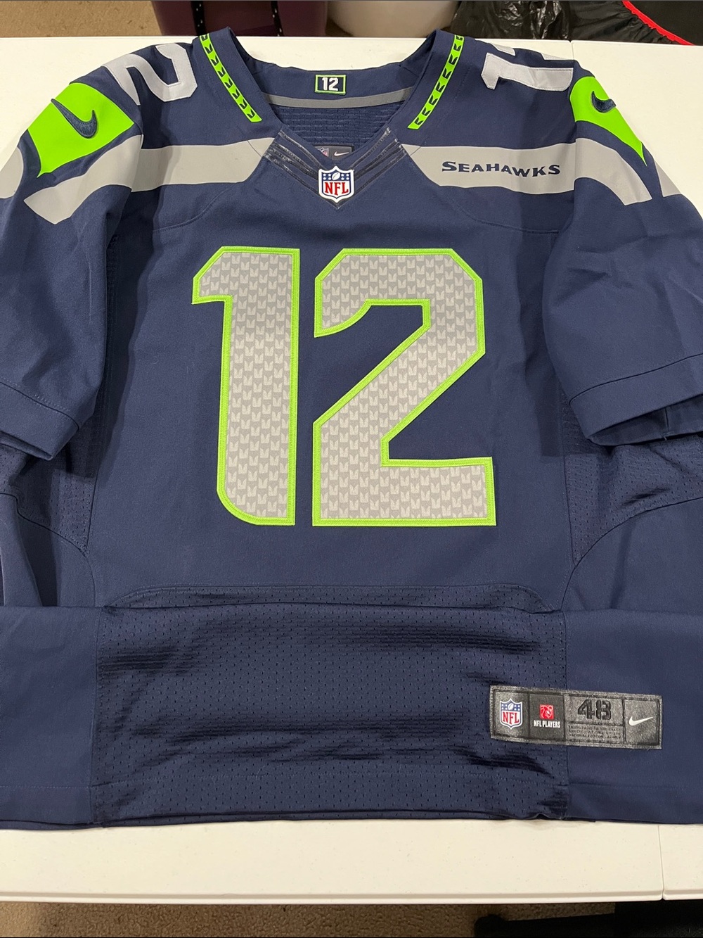 Seattle Seahawks Dark Navy Home Jersey #12 Fan